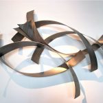 Get stylish designs of abstract metal wall sculptures to decorate .