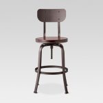 Dakota Adjustable Wood Seat Barstool - Threshold™ : Targ