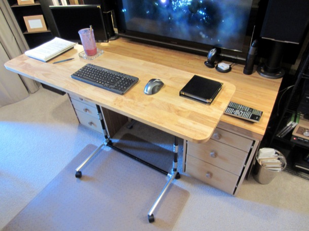 Sit-Stand Adjustable Height Computer Desk | Simplified Buildi