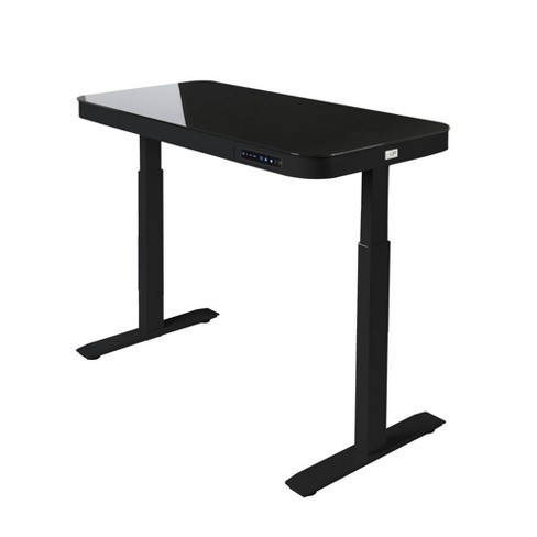 47" Tempered Glass Electric Height Adjustable Sit/Stand Desk With .