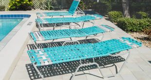 Vinyl Strap Chaise Lounge | Pool Lounge Chairs | Commercial .