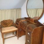 Late 1920's Art Deco Bedroom Vanity in excellent condition. SOLD .