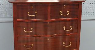 Antique Chest Of Drawers With Mirror | ... Era Mahogany Serpentine .