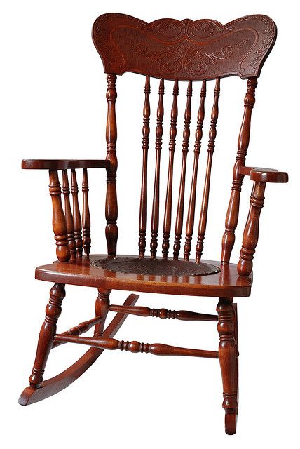 Antique wooden rocking chair | Wooden rocking chairs, Rocking .
