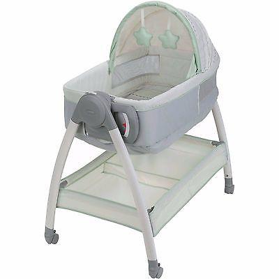 Portable Baby Bassinet and Diaper Changer Station with Canopy and .