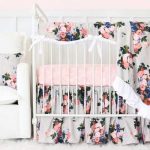 Stella's Taupe Floral Baby Girl Crib Bedding Set | Baby girl .