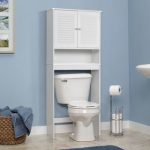 Shop Gymax Bathroom Space Saver Over The Toilet Shelved Storage .