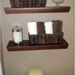 shelves with baskets for storage | Baskets as Bathroom Storage .
