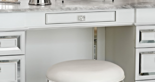 Bailey Swivel Vanity Stool (With images) | Bathroom vanity chair .