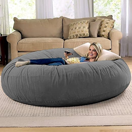 Amazon.com: Jaxx 6 Foot Cocoon - Large Bean Bag Chair for Adults .