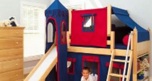 Bunk Beds With Slides for Children | Bunk bed with slide, Castle .