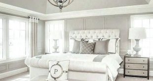 How to Choose Bedroom Lights | Rustic master bedroom, All white .