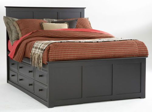 queen bed with six under bed drawers on each side | ... queensize .