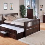 Queen Trundle Bed With Nightstand Set And Storage Underbed (With .