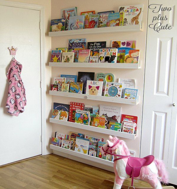 Use the Empty Space Behind Your Doors for Books | Nursery .
