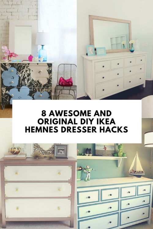 8 Awesome And Original DIY IKEA Hemnes Dresser Hacks - Shelterne