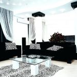 Black And White Living Room Furniture Decorating Ideas Leather .