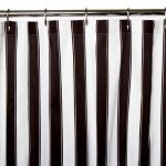 Black and White Striped Shower Curtain - Sin in Lin