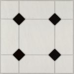Armstrong Flooring 45-piece 12-in x 12-in Black/White Peel and .