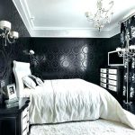 Black White Wallpaper Bedroom And Grey Striped Ideas Interior Kids .