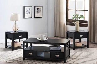 Coffee Table and End Table Set with Storage: Amazon.c