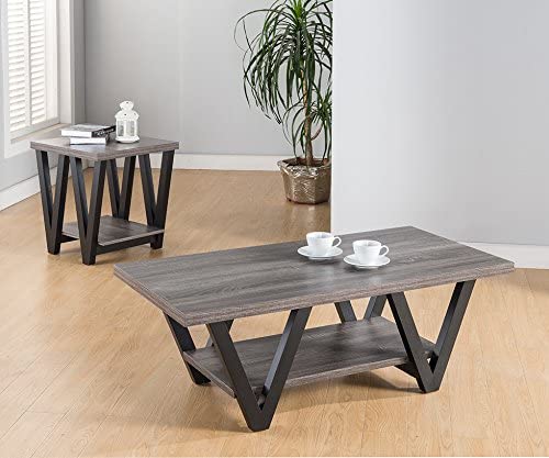 Amazon.com: Smart Home 151343-X2 Mid Century Modern Coffee Table .