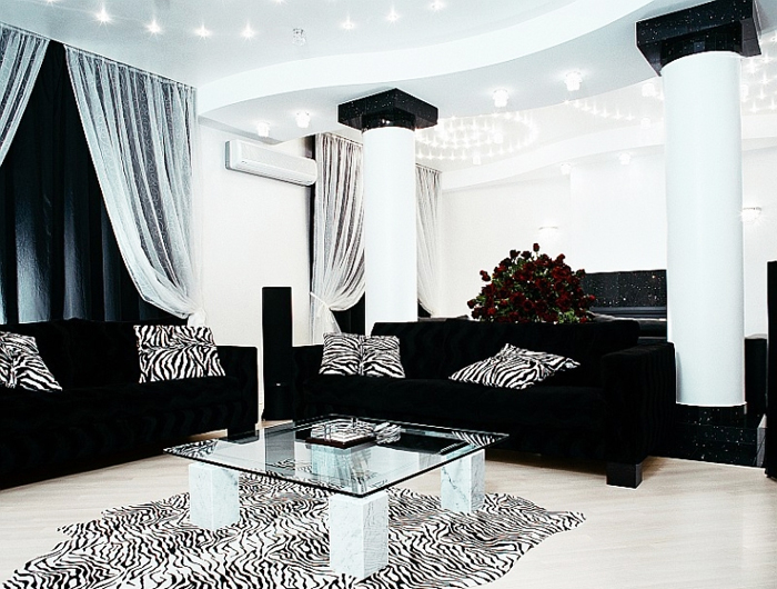 Black Leather Sofa Sets Inspiring Ideas for Living Room - hg