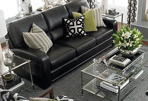 black leather living room furniture – lanzhome.com