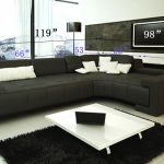 Franco Collection Modern Sectional Sofa - Black TOS-LF-1007-BLA