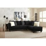 Esofastore Contemporary Classic Modern Black Sectional Sofa Chaise .