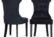 Parsons Elegant Tufted Upholstered Dining Chair, Set of 2 .