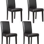 Amazon.com: Mecor Upholstered Dining Chairs Set of 4, Kitchen PU .