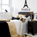 etsy love: the eiffel tower} | Paris themed bedroom, Gold bedroom .