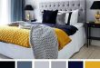 Navy Blue Yellow And Grey Bedroom Best Color Schemes For Your .