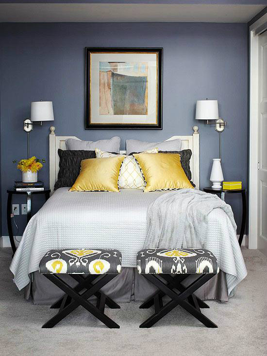 22 Beautiful Bedroom Color Schemes | Color Blocking ideas | Decohol