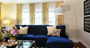 15 Lovely Living Room Designs with Blue Accents | Eclectic living .