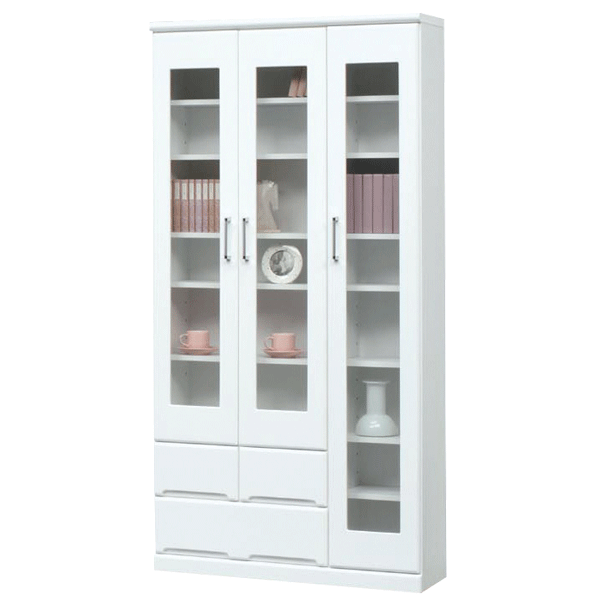 waki-int: Bookshelf bookshelf display case-free board glass door .