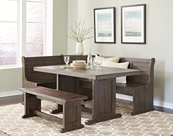 Amazon.com: Homestead Sunny Designs Breakfast Nook with Side Bench .