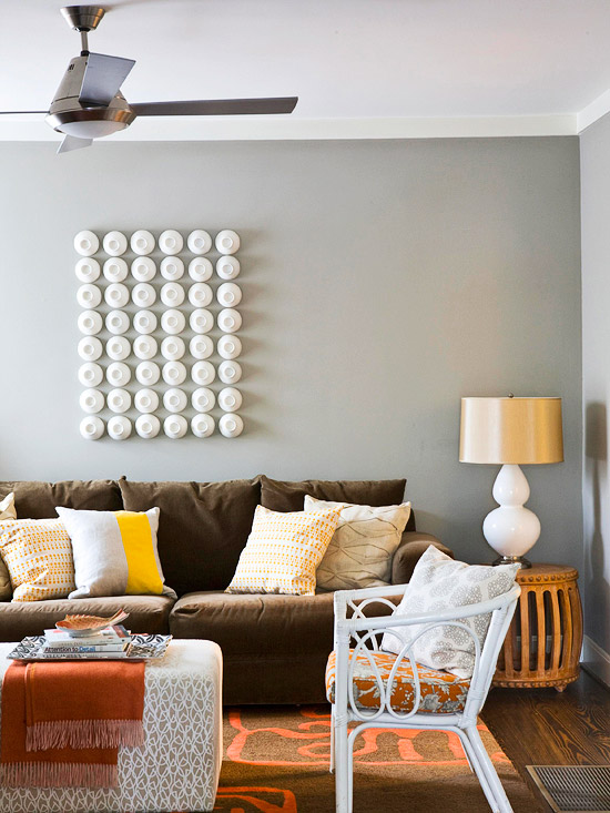 Our Favorite Ways to Decorate with a Brown Sofa | Better Homes .