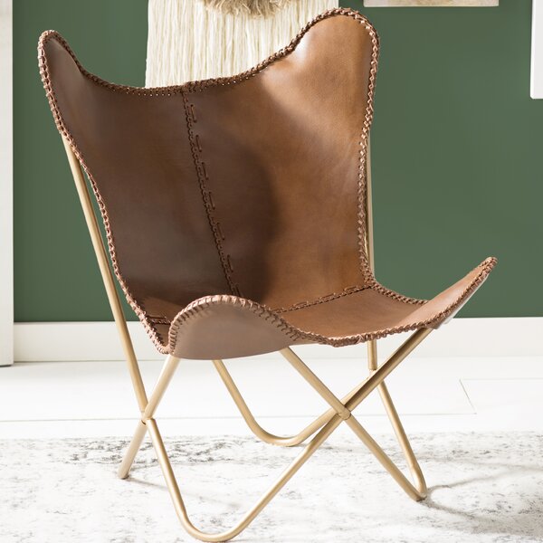 Just Leather Butterfly Chair | Wayfa