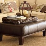 Leather Ottoman Coffee Table with Tray | Leather ottoman coffee .