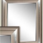 Transitional Brushed Nickel Wall Mirror (2076) | Mirror wall .
