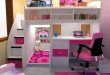 Loft Bed With Stairs And Desk | Bed for girls room, Girls loft bed .