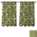 Amazon.com: Camo Blackout Curtains Panels for Bedroom Sketchy .