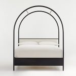 Canyon Arched Canopy Bed with Upholstered Headboard by Leanne Ford .