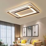China Design Modern Living Room Square Flat LED Ceiling Light .