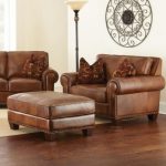 Leather Chair And A Half With Ottoman - Ideas on Fot