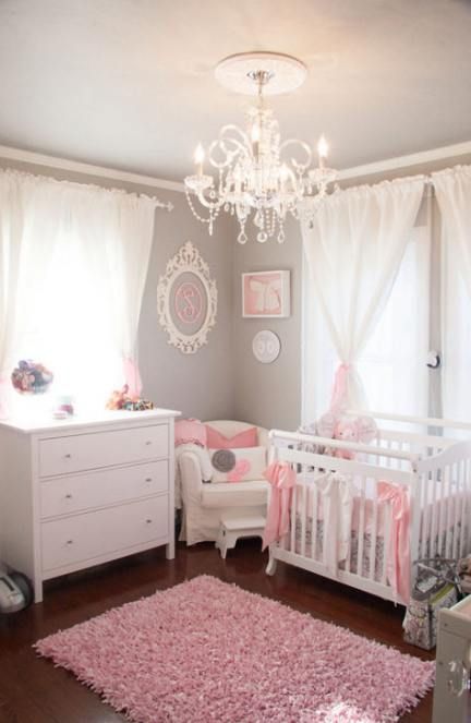 34+ Ideas for baby nursery girl ideas bedrooms chandeliers #baby .
