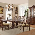Marisol 7 Piece Dining Set in Cherry Finish by Coaster - 1034