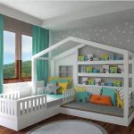 Kids Bedroom Ideas & Designs in 2020 | Toddler house bed, Toddler .